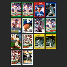 David Wells Lot 14 Baseball Cards Toronto Blue Jays Topps Score Fleer