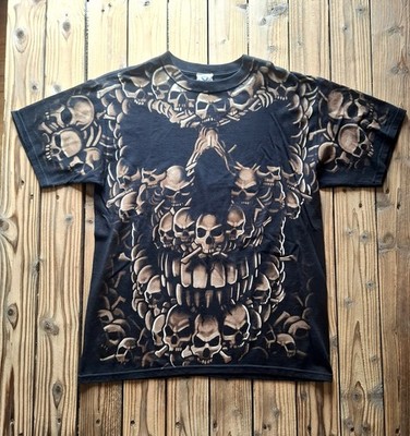 T-Shirt Liquid BLUE 2006 Bones Full Art L