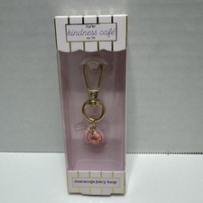 Tarte MARACUJA JUICY LOOP Donut Charm Key Chain for Lip Gloss New in Box