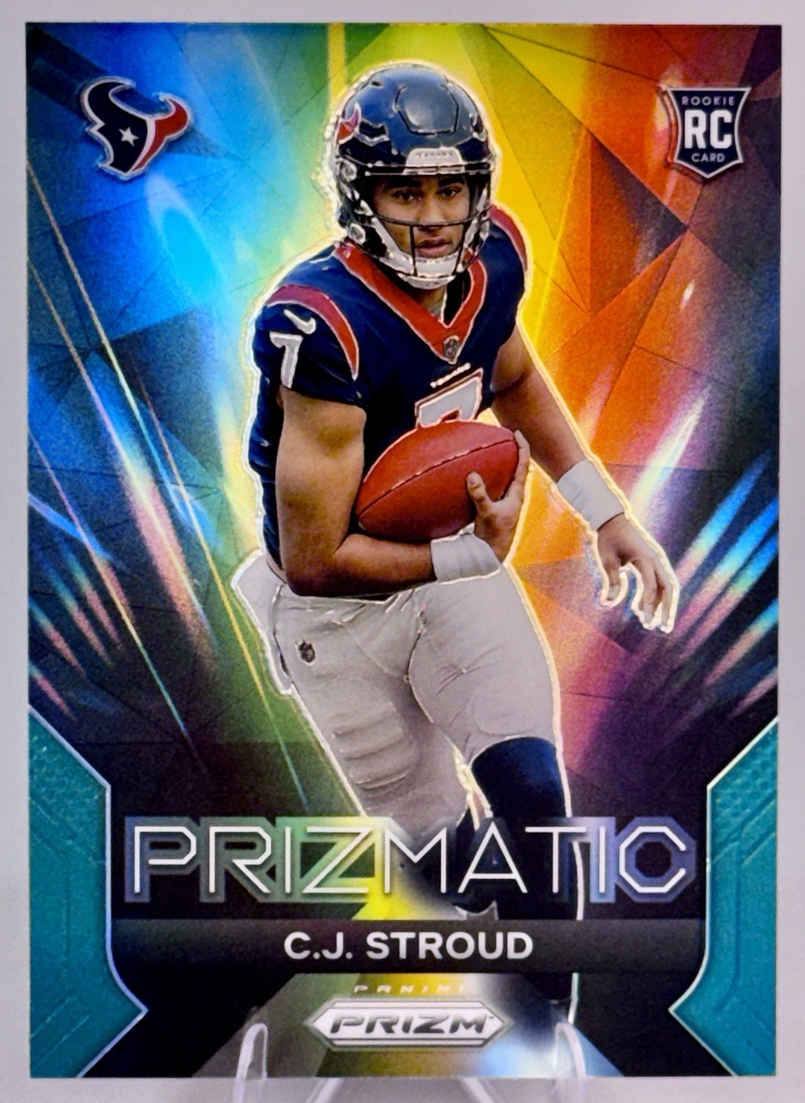 2023 Panini Prizm C.J. Stroud Prizmatic #6 Silver Prizm RC Houston Texans