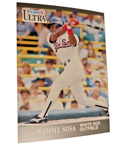1991 Fleer Ultra Sammy Sosa #82 Chicago Cubs RC Vintage MLB Baseball Card