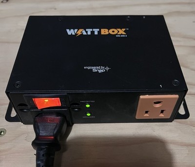 Watt Box WB-200-2 Power Conditioner 2 Outlet - Tested Works FREE Shipping