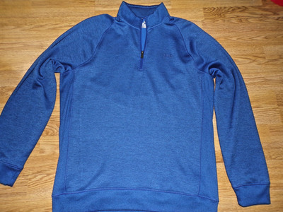 UNDER ARMOUR Cold Gear Loose Blue Partial Zip Long Sleeve Jacket - Size XL