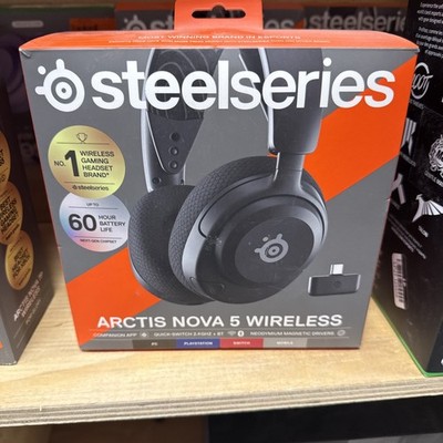 SEALED  SteelSeries Arctis Nova 5 Black Wireless Gaming Headset Multi-Platform