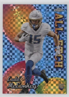 2024 Topps Chrome All-Etch X-Fractor Ladd McConkey #CAE-LM Rookie RC 0o2b