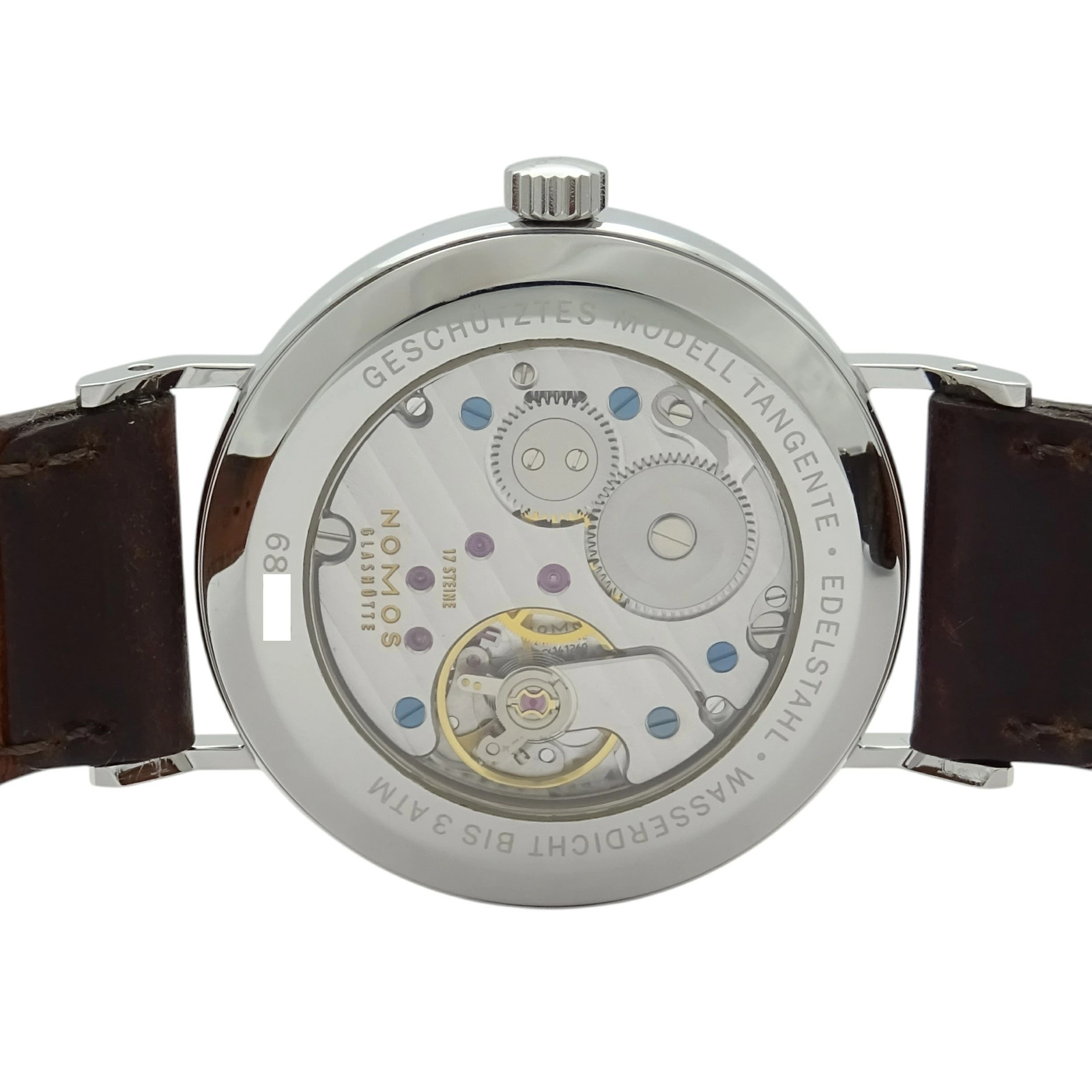 Used NOMOS Tangente 35 TN1A1W2 Manual Winding Women's Watch image 5