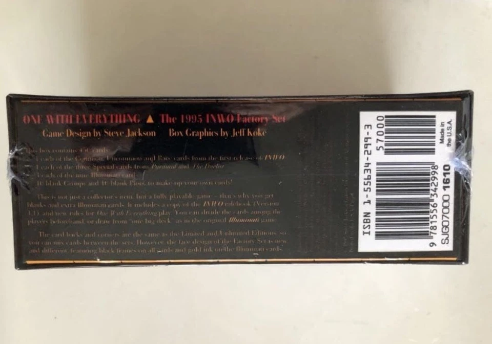 Illuminati 450 Cards Full w/84 Expansion Packs 534 Full Set Reprint New - Fast!! - Image 4 of 4