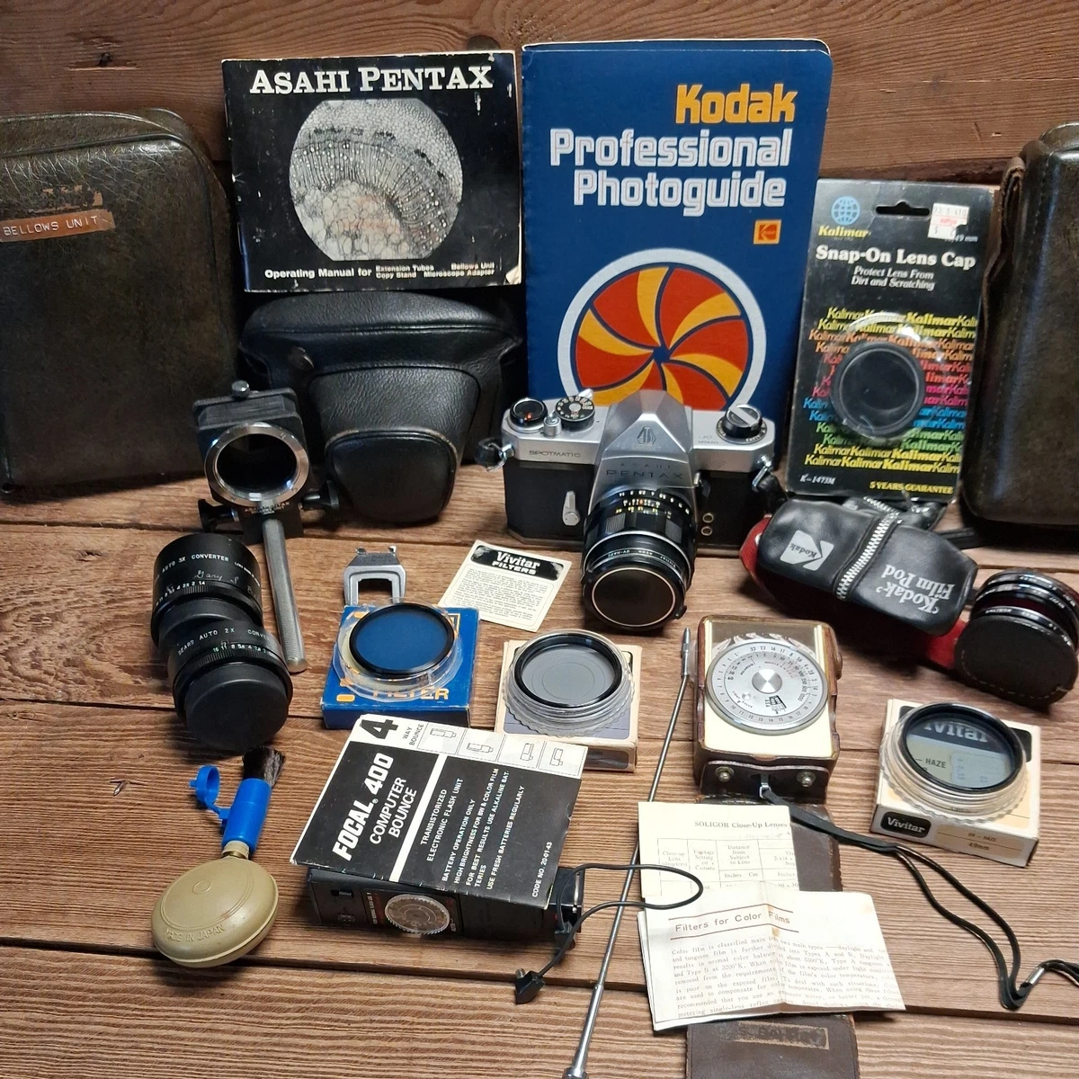 Asahi Pentax Pentax Spotmatic Sp Manual Focus Film Cameras for