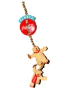 Vintage 10" Rare! Coca Cola Ceiling Fan Light Polar Bear Pull Chain W/Box 1998
