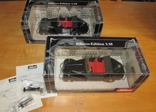 Lot of (2) Schuco BMW 327 Cabrio Convertible 00014 Clockwork 1:18 Black