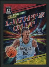 2023-24 JA MORANT 70/99 PANINI DONRUSS OPTIC LIGHTS OUT CHOICE GOLD RED