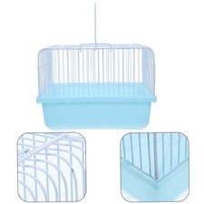  Gabbia per criceti portatile leggera gabbia per uccelli trasporto aereo da viaggio