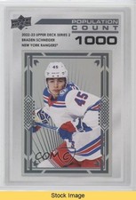 2022 Upper Deck Series 2 Population Count 1000 /1000 Braden Schneider READ 12g7