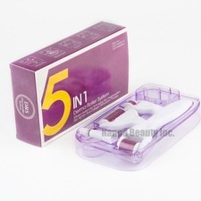  Micro Pin 5in1 Derma Roller Set with Free Travel Case , Acne, Scars, Wrinkles