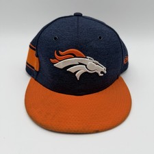 Denver Broncos NFL New Era 9Fifty Cap Youth Adjustable Snapback Blue Orange