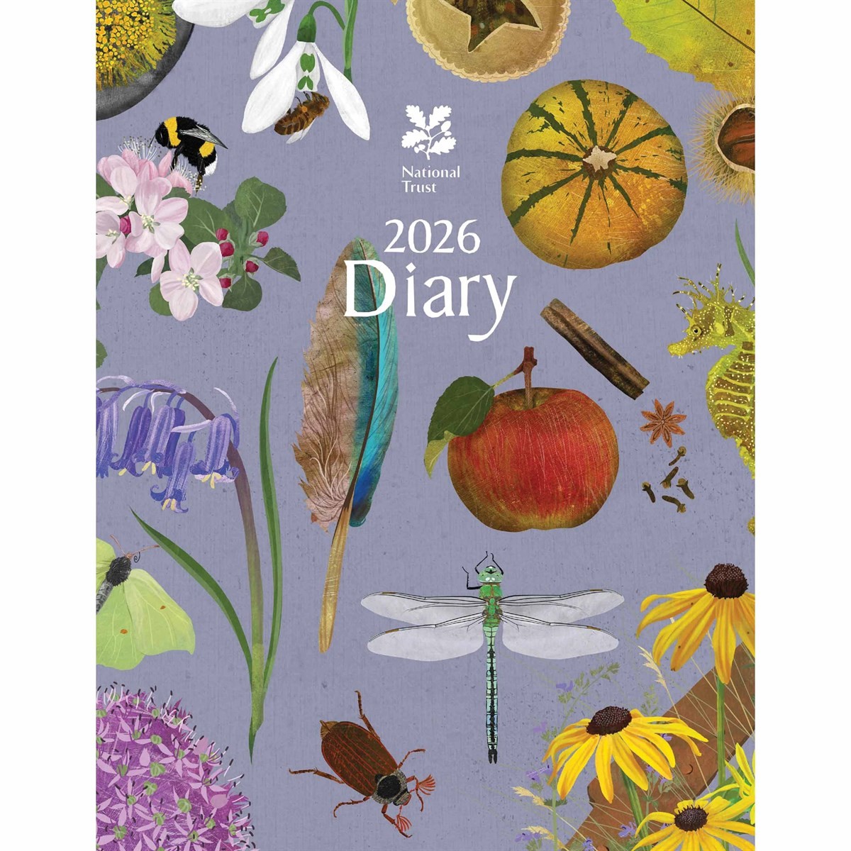 National Trust, Illustrated A5 Deluxe Diary 2026, Deluxe Diaries, Gift