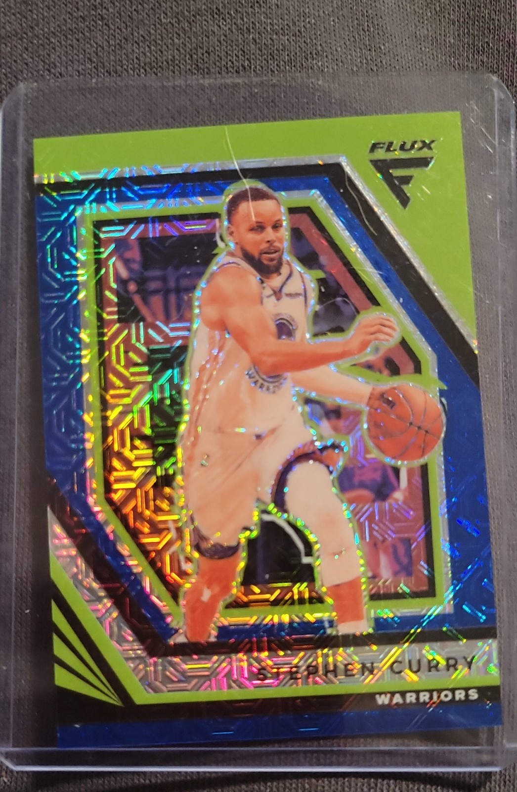 2022-23 Panini Flux - Stephen Curry #147 Blue Mojo Prizm /25