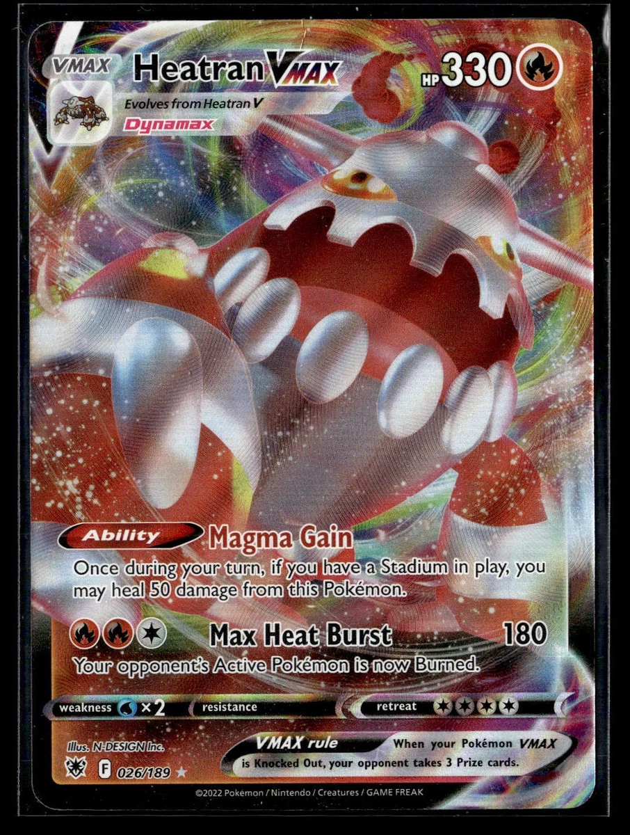 Heatran VMAX Pokémon TCG Cards for sale | eBay