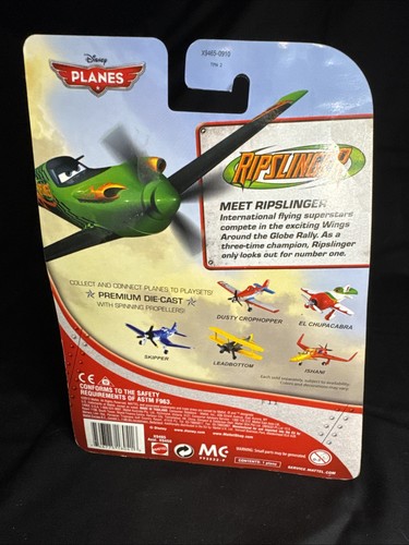 Disney Pixar World Of Cars Planes Ripslinger #13 Airplane 2012 RARE ...