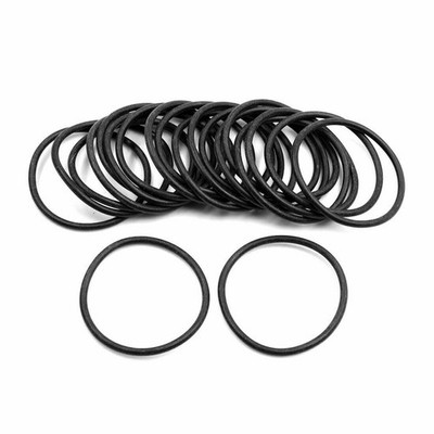 20pcs Black Universal Nitrile Rubber O-Ring Seals Gasket for Car 53x3.6mm KD *gi