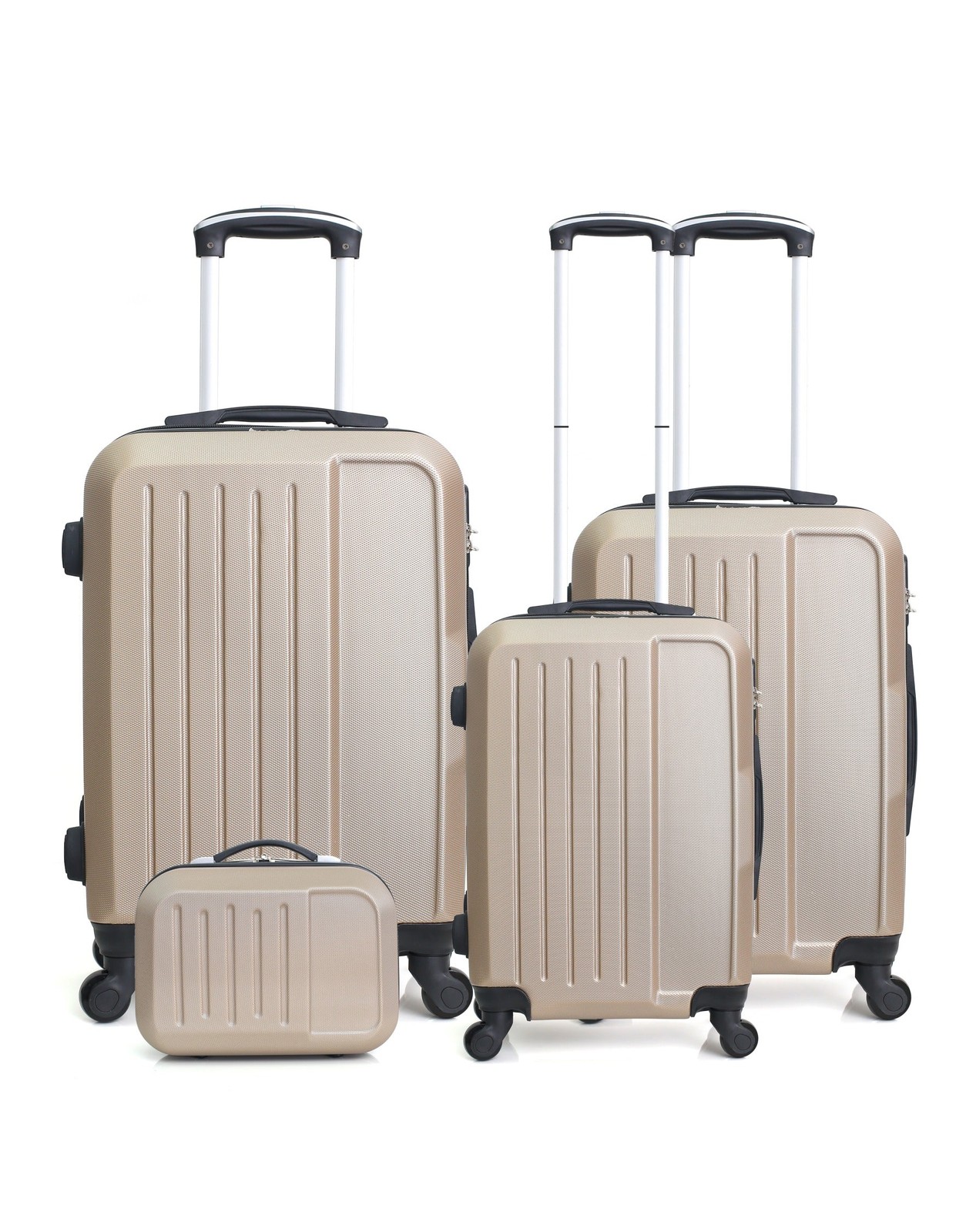 Set de 4 bagages ABS Vesuvio-C Hero design géométrique épuré