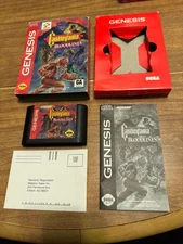 Castlevania: Bloodlines Sega Genesis cardboard CIB complete authentic video game
