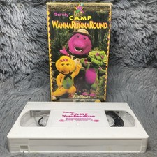 Barney's Barney Camp WannaRunnaRound Classic Collection VHS 1997 Cartoon Movie