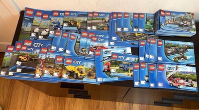 LEGO CITY Lot of 55 Manuals Instructions Booklets Only - See photos for set