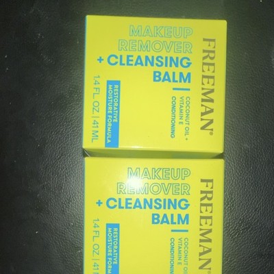 Freeman Makeup Remover + Cleansing Balm Coconut Oil Vitamin E 1.4 fl oz