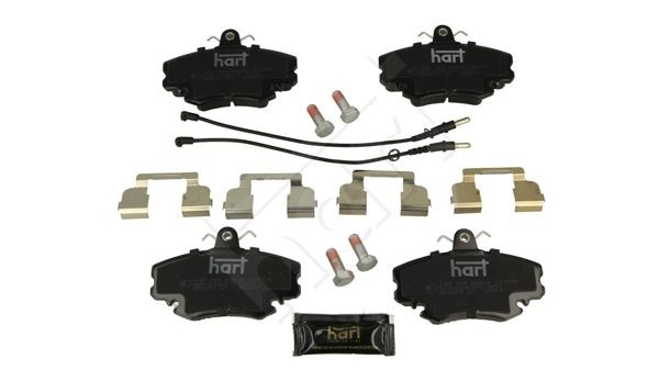 Hart 249 159 Bremsbelagsatz, Scheibenbremse FüR Dacia Lada Peugeot Renault-image