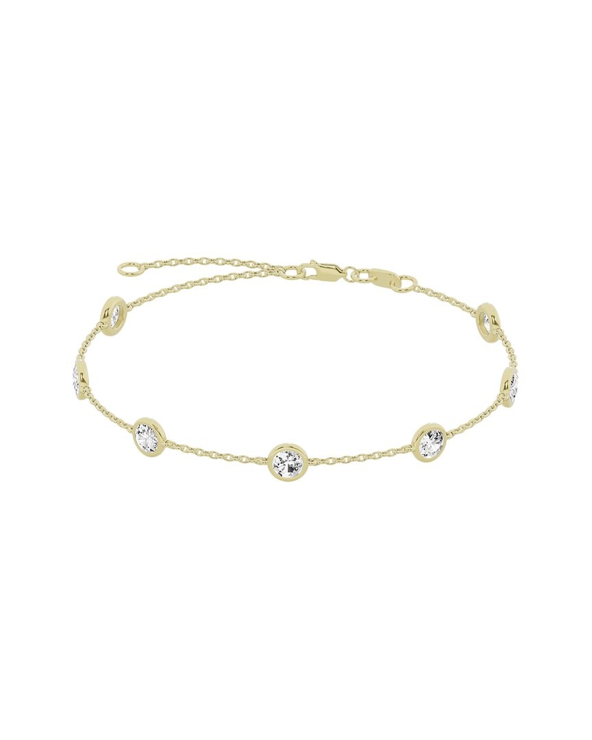 Женский браслет с бриллиантом, выращенным в лаборатории, весом 14 Карат по 2,00 Карата.