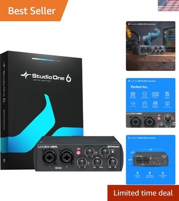 Portable 2-Channel AudioBox 96 USB Interface with 25th Anniversary Software Set