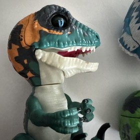 Wowwee Fingerlings Untamed Raptor T-Rex Dinosaurs Lot Of 3 Toys Dinos Tested