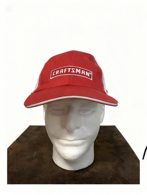 #ad Craftsman Tools Baseball Hat Cap Red White ACE Trucker With Mesh Back SnapBack $11.99