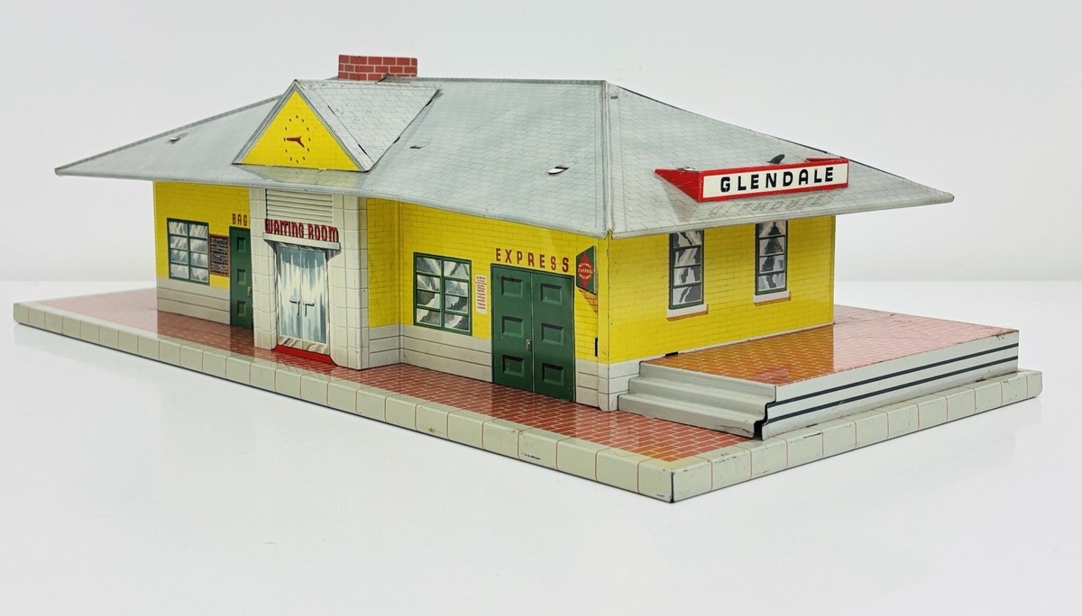 Marx 4418 Vintage O Glendale Railroad Station for sale online | eBay