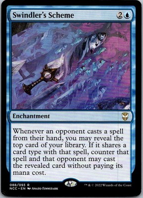 Swindler's Scheme R Commander: Streets of New Capenna 88 NM Normal