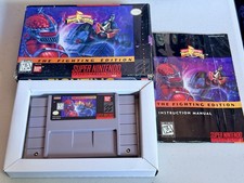 Power Rangers The Fighting Edition Complete In Box CIB Super Nintendo SNES Game