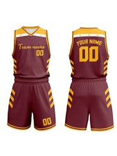 Custom Kids Basketball Uniform Set  Youth Jersey Shorts  Breathable Wicking