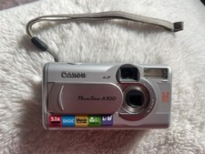 Canon PowerShot A300 Digital Camera — Powers On, Black Images — For Parts/Repair