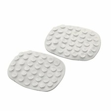 Image of PACK OF 2 ANTI SLIP RUBBER GRIP SOAP SUCTION HOLDER PAD BATHROOM SHOWER