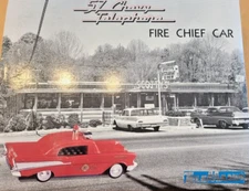 '57 Chevy Fire Chief Car Telephone Telemania New in Box