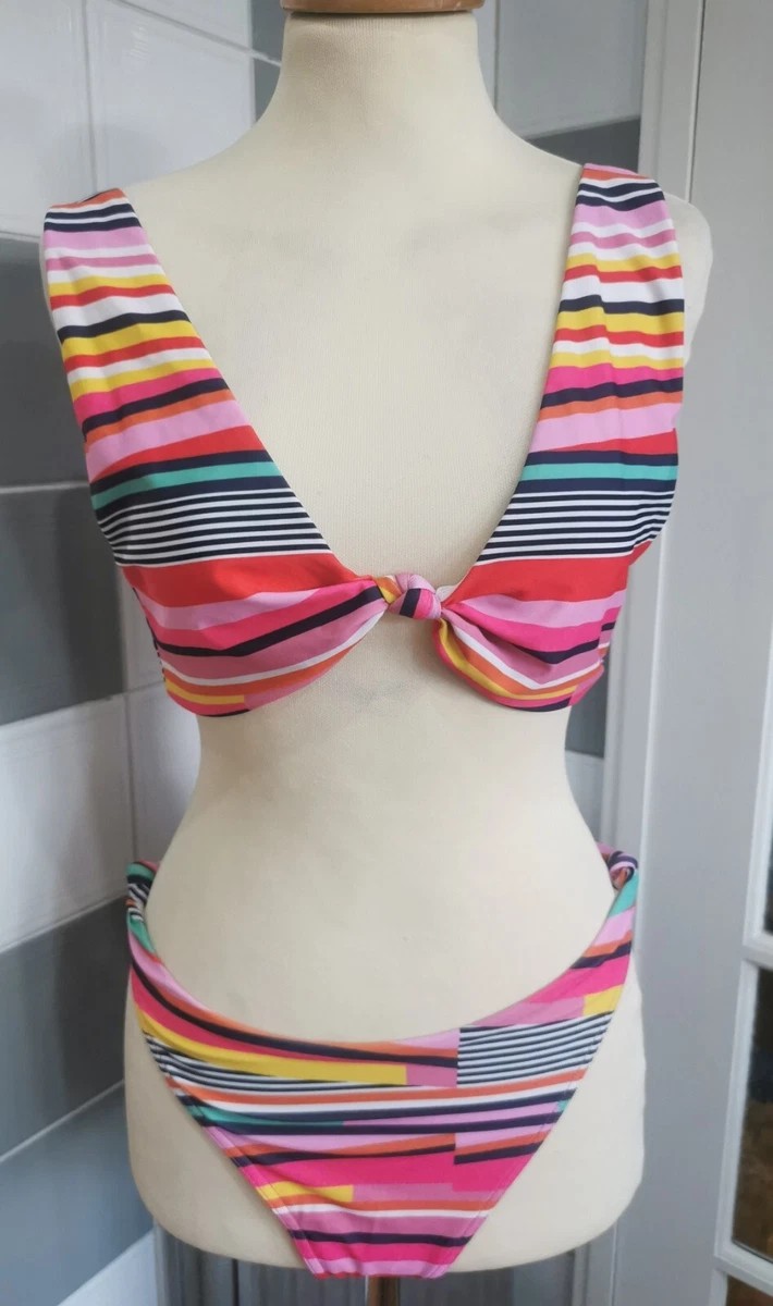 Striped 2 deals piece swimsuit