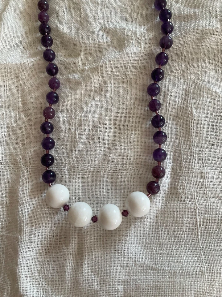 Halskette Edelsteine - Bild 2 von 4