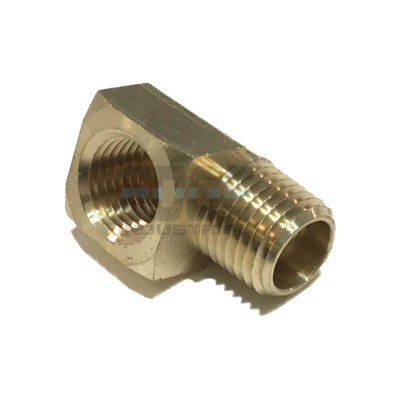 BRASS STREET Elbow Fitting 90 Degree 1/4''  NPT Pipe Thread Tubing Air Fuel