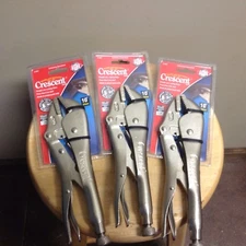 NEW Crescent C10SV 10" Straight Jaw Locking Pliers. Quanity 3