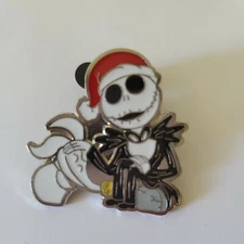 Nightmare Before Christmas Jack Skellington and Zero dog Disney Trading Pin NEW