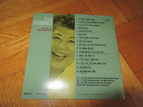 ELLA FITZGERALD Ella & Nice Guys RARE 1993 JAPAN CD album - Imagen 3 de 3