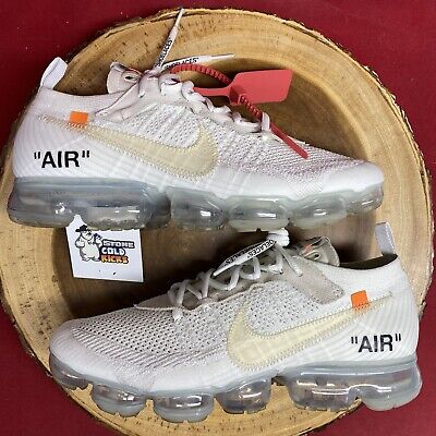 NIKE AIR VAPORMAX FK FLYKNIT THE 10 OFF-WHITE BLACK ORANGE NIKE AIR VAPORMAX FK FLYKNIT THE 10 OFF-WHITE BLACK ORANGE