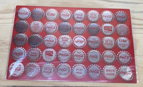 NOS Vintage "Facts About Coca Cola" Coke Bottle Caps Postcard