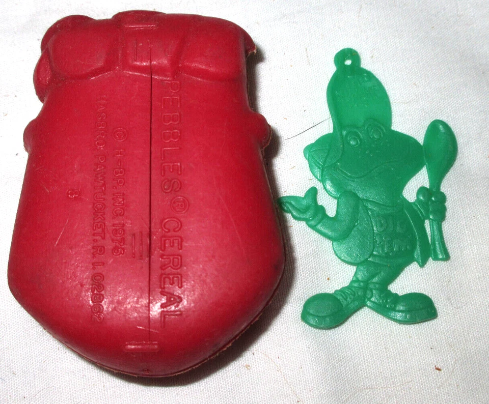 Lote premio juguete vintage 1975 Pebbles Cereal Smacks (R15). Foto 2 de 2